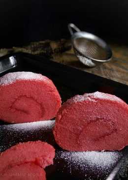 Bolu Gulung Strawberry Ekonomis