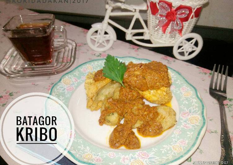 bahan dan cara membuat Batagor Kribo