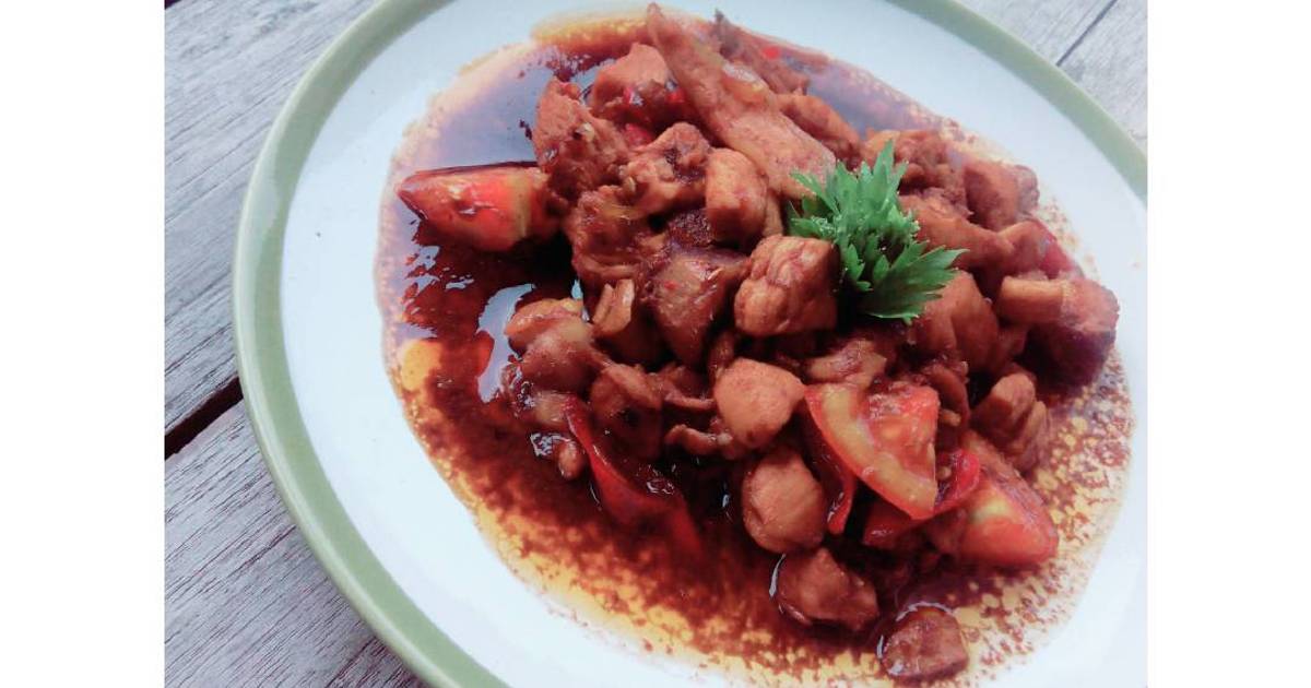 Resep Ricarica ayam pedas manis oleh Vinna Prastiwie  Cookpad