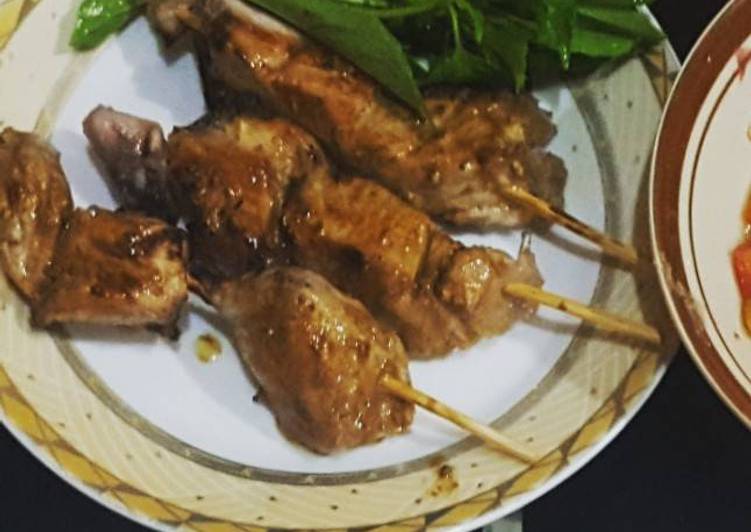 resep makanan Sate tuna