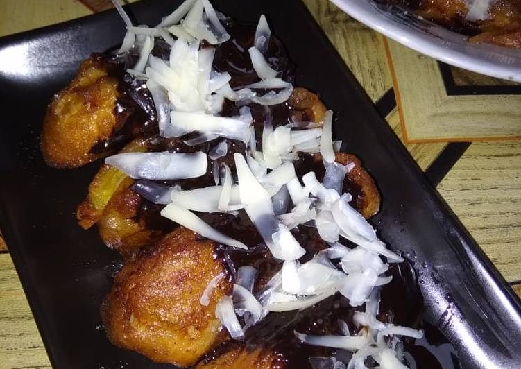 resep makanan Pisang coklat keju