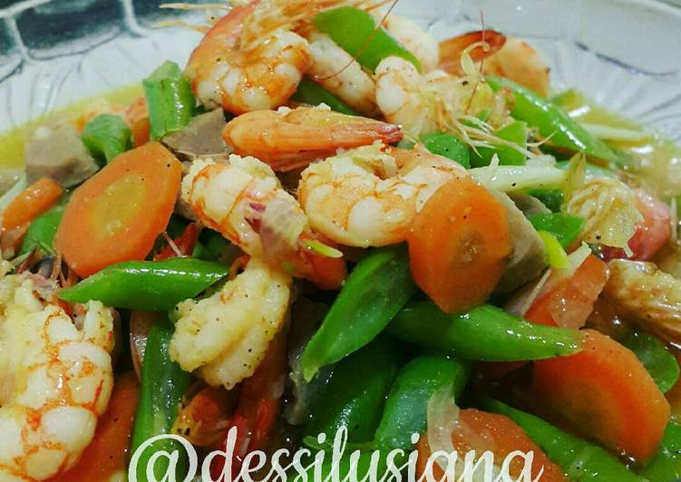 Resep Tumis Udang Buncis By Dessi Lusiana
