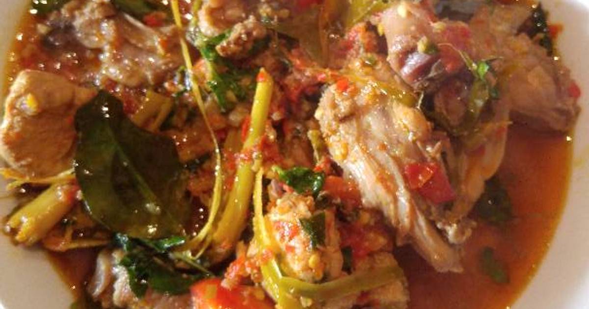 Resep Ayam woku pediss ala mamania (DapurMamania)