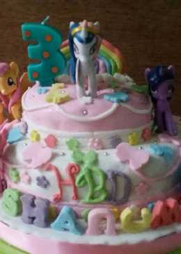 Kue ultah little pony