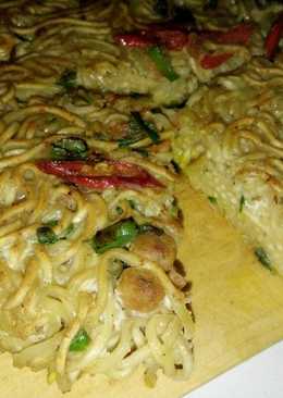 Martabak Mie with teflon so simple beautifull and Yummy
