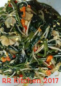 Oseng kangkung jamur