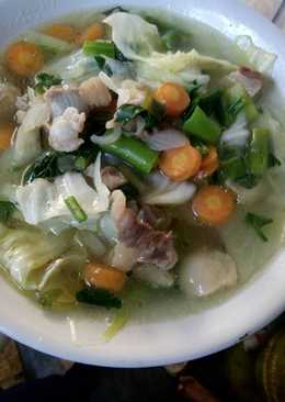 Sayur sop tetelan sapi mantap