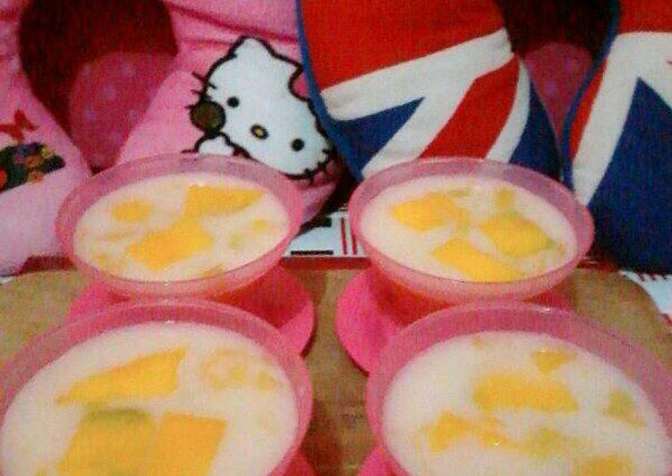 Resep Lemonade mango pudding Oleh Ucu Ayuni Bachir