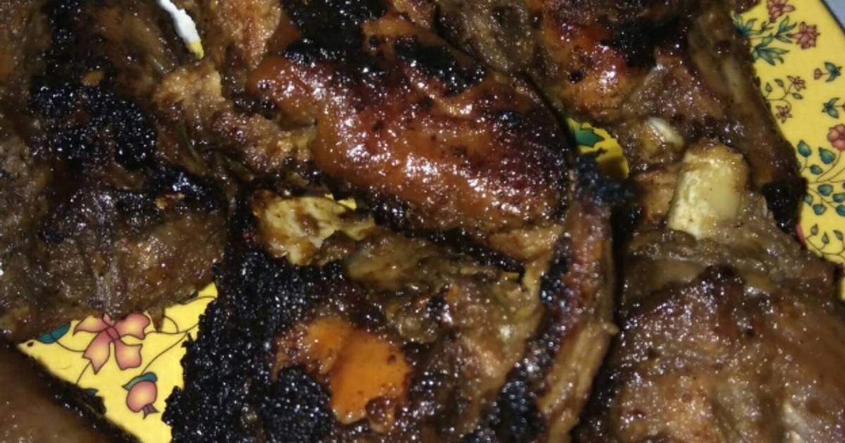 Resep Ayam Kampung Bakar Teflon ala Ainia Praba