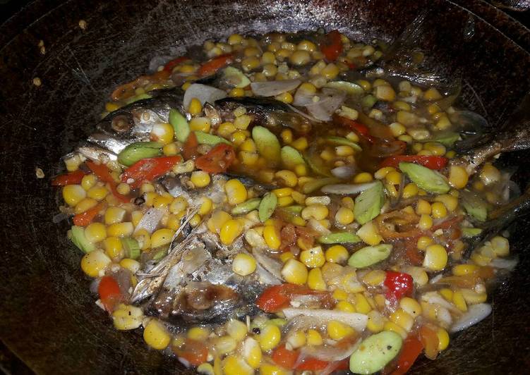 resep masakan Ikan Peda jagung pete