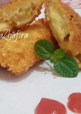 Risoles ayam keju kulit roti tawar