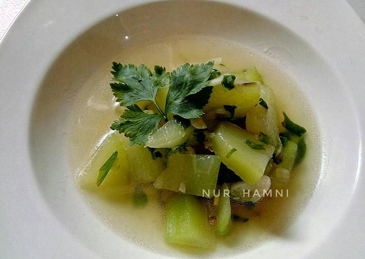 gambar untuk resep Tumis labu siam simple