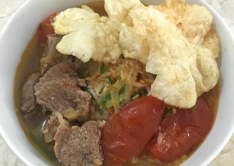 resep makanan Soto pekalongan a.k.a tauto pekalongan