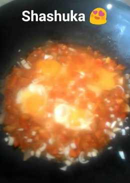 Telur Tomat (Shakshuka) sederhana