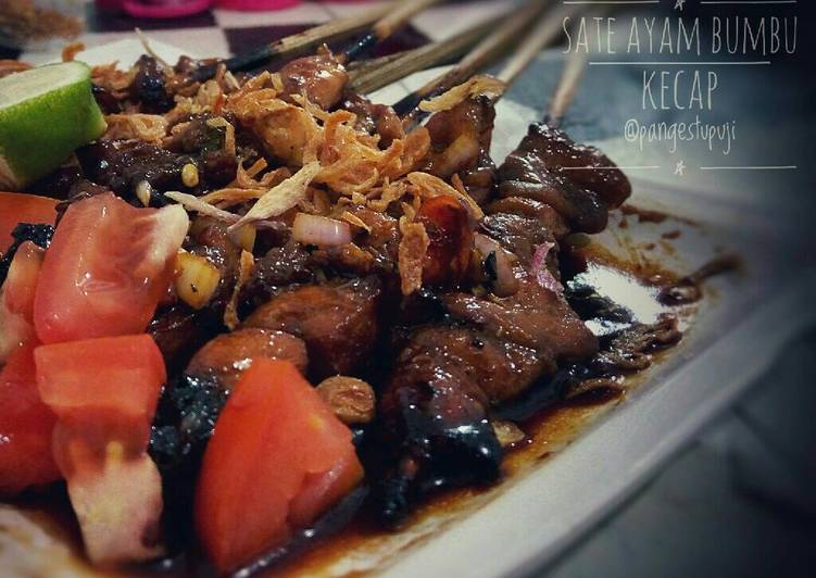 gambar untuk resep Sate Ayam Bumbu Kecap