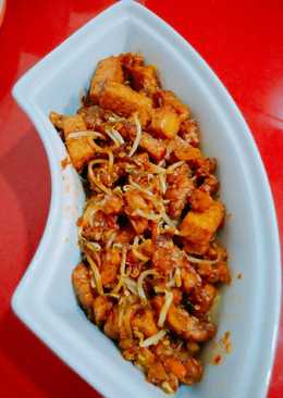 Tahu tempe toge(kecap)