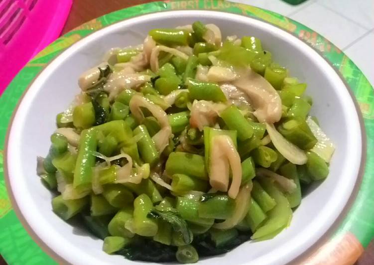 Tumis Buncis Spesial Jamur Tiram Tumis Buncis Spesial Jamur Tiram