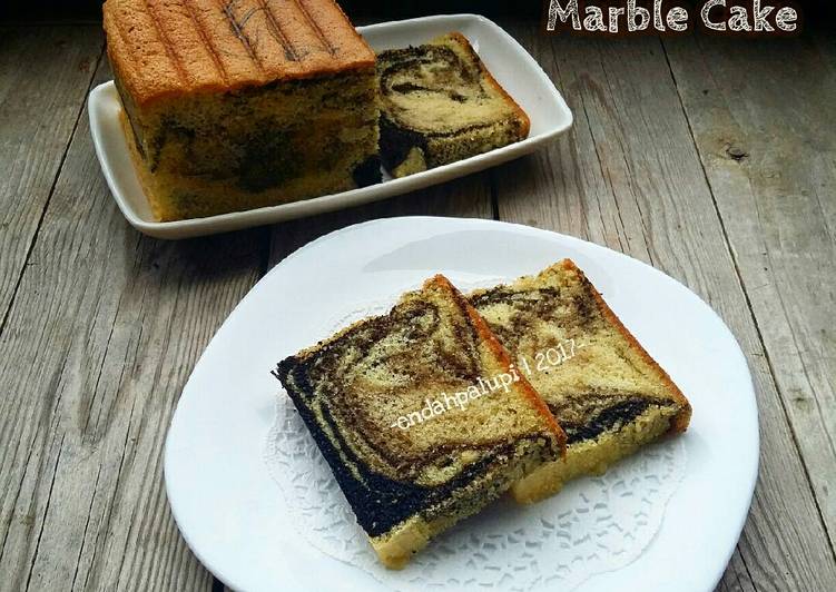 cara membuat Marble Cake