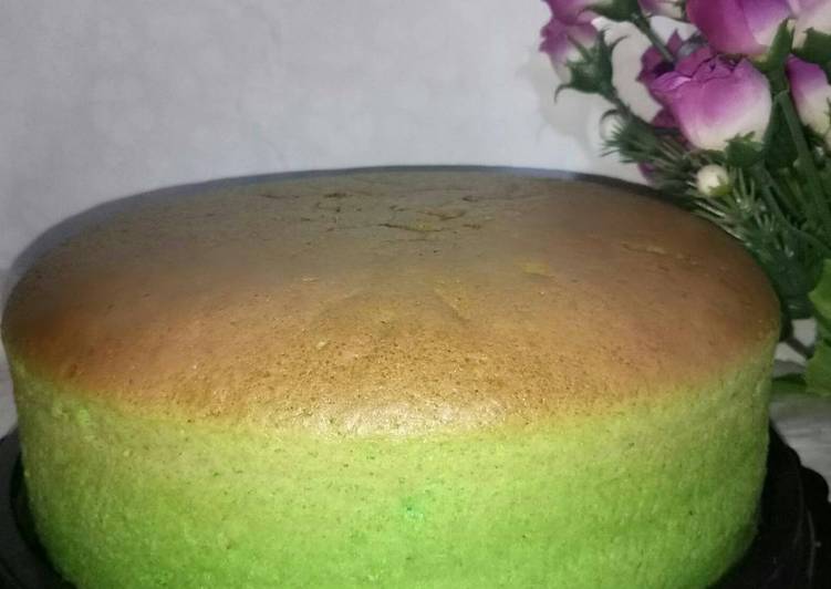 resep lengkap untuk Ogura pandan menul