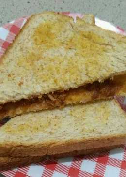 Roti tawar gandum abon