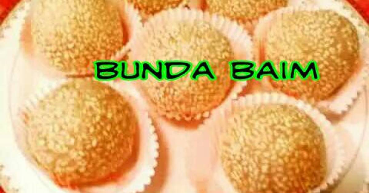 Resep Onde - onde isi kacang hijau