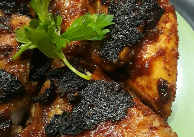 resep lengkap untuk Ayam bakar bumbu pecel