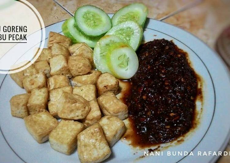 resep makanan Tahu Goreng Bumbu Pecak