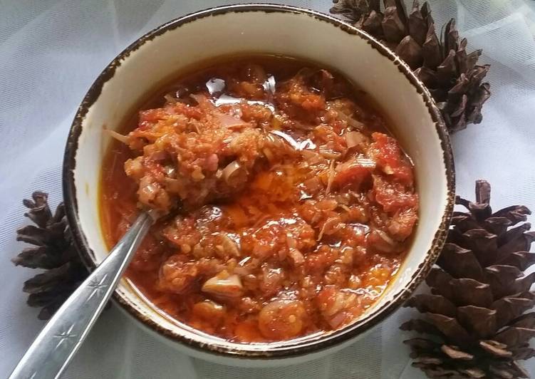 resep lengkap untuk Sambel Kecombrang