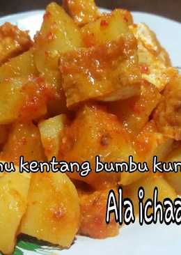 Tahu kentang bumbu kuning