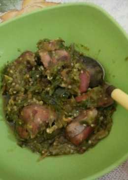 Ikan tongkol balado hijau