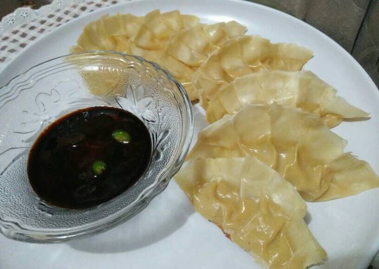 resep makanan Gyoza Tahu