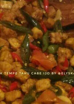 Orek Tempe Tahu Cabe Ijo