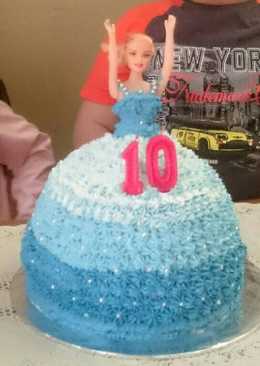 Kue ultah barbie