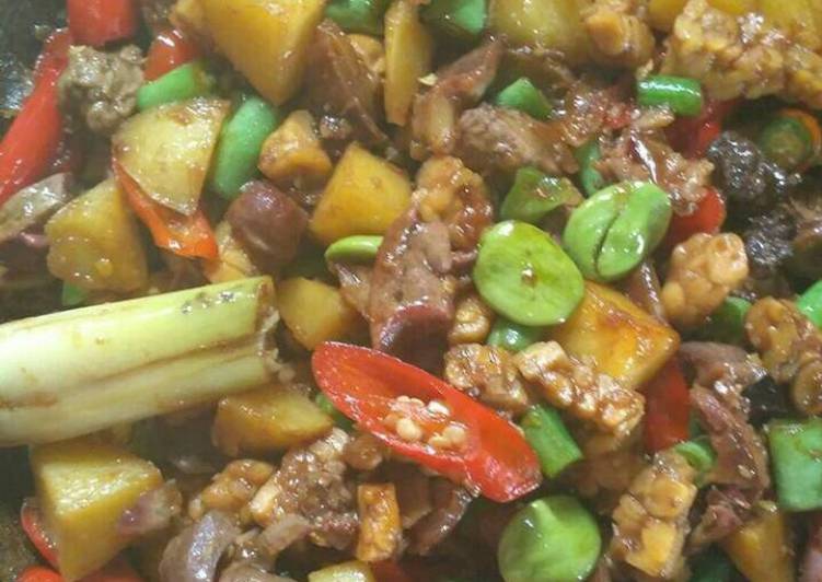 gambar untuk resep makanan Sambal goreng hati