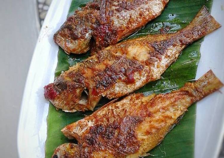 gambar untuk resep Ikan bakar bumbu kecap pedas