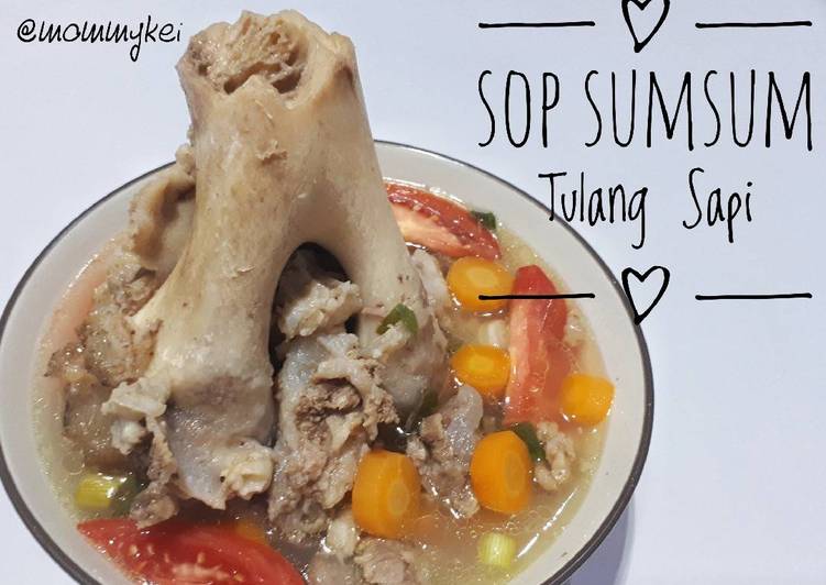 Resep Sup Sumsum Tulang Sapi By MommyKei