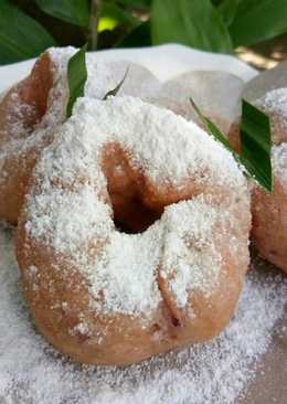 Donat goreng dari ubi ungu yummy!! ðŸ'šðŸ'›ðŸ'™