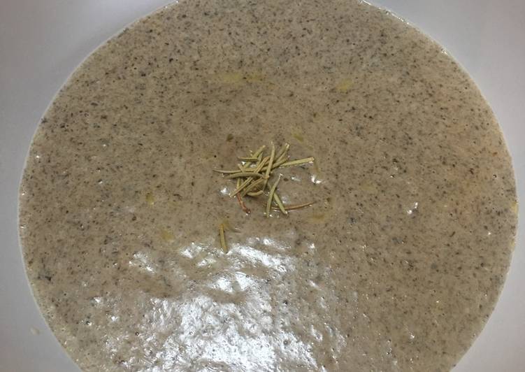 gambar untuk cara membuat Sup Cream Jamur ala Resto