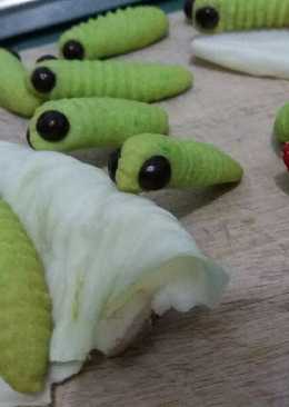 Cartepilar cookies (kue kekinian, tanpa mixer)