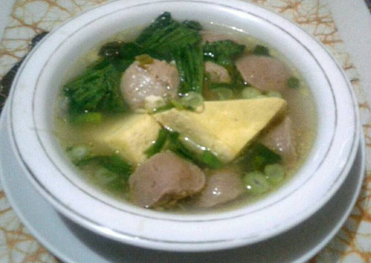 Resep Bening Sawi Tahu Baso Oleh Rini'skitchen