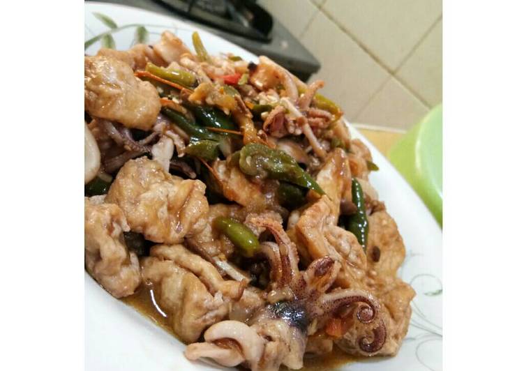 resep masakan Cumi touco