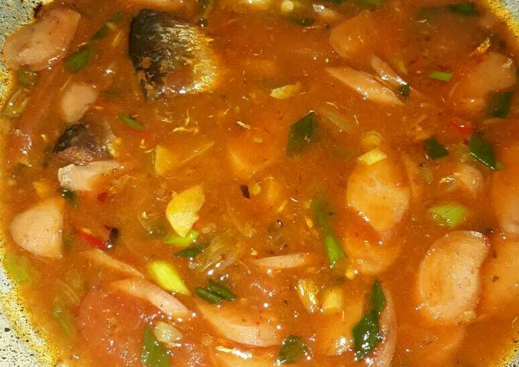 resep makanan Sosis Sarden ABC Asam Manis