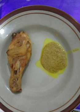 Ayam goreng bumbu kuning simple by anak kos