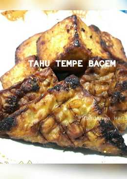 Tahu tempe bacem