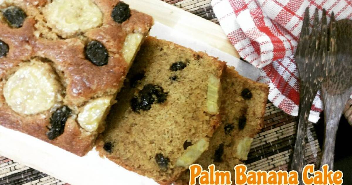 Resep Palm Banana Cake