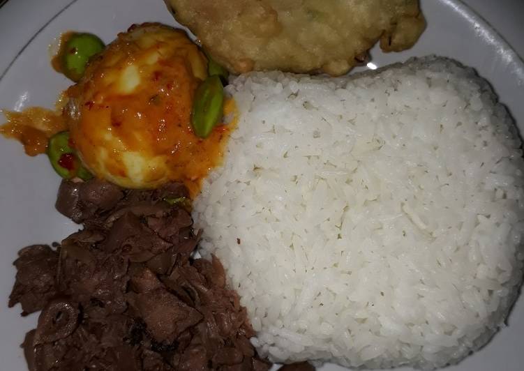 Nasi gudeg sambel telor recipe main photo