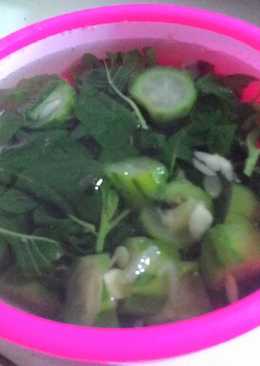 Sayur Bening Bayam Gambas