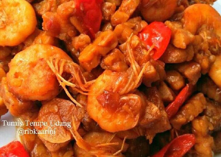 Resep Oseng Tempe Udang, kilat, no msg Kiriman dari Ribka Arini