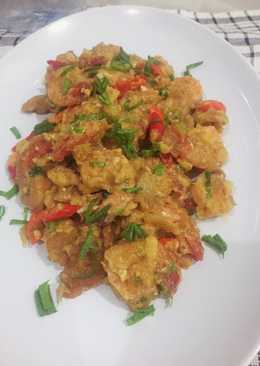 Udang Goreng Tepung Saos Telur Asin