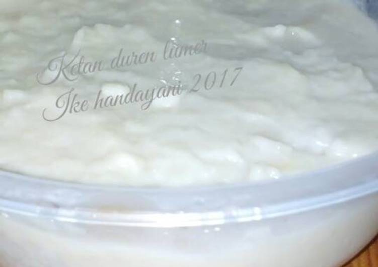 cara membuat Ketan durian lumer